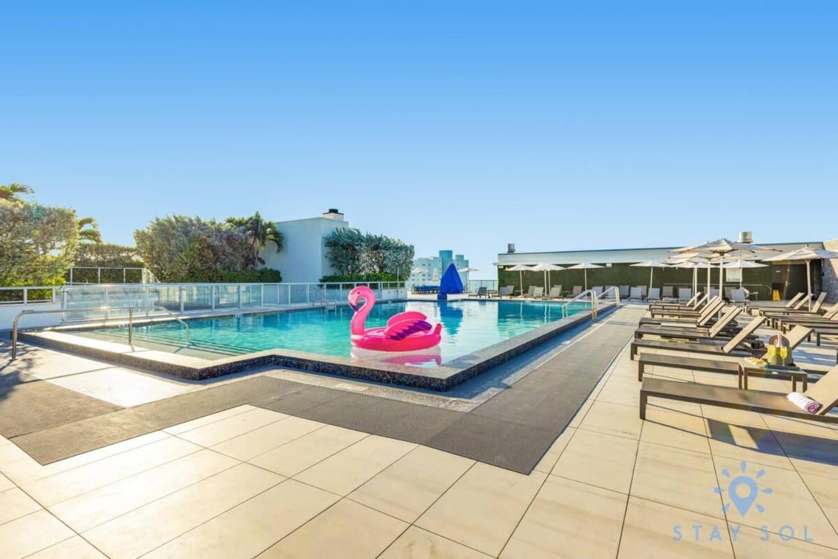 Best Stay - Rooftop Pool & Hot Tub - Hollywood Beach Bagian luar foto