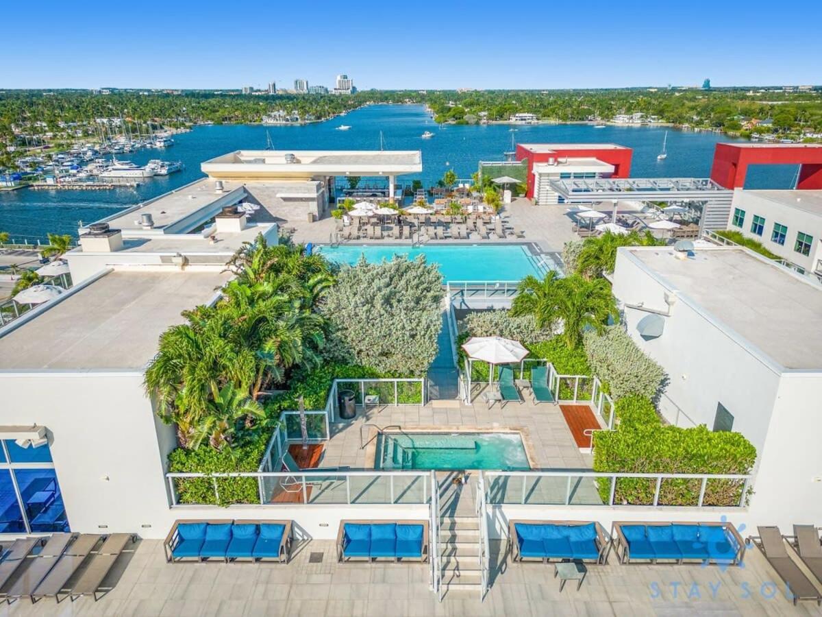Best Stay - Rooftop Pool & Hot Tub - Hollywood Beach Bagian luar foto