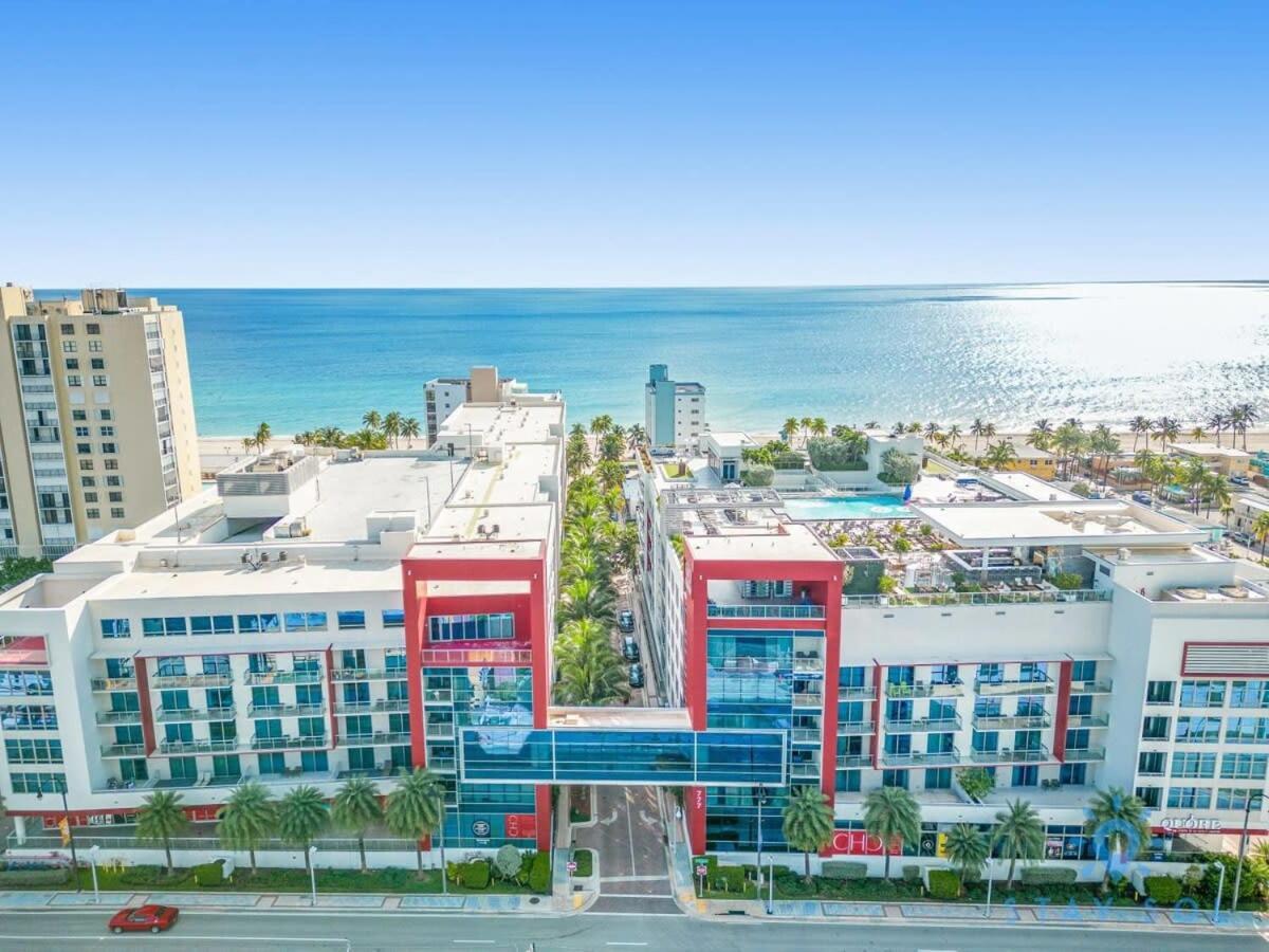 Best Stay - Rooftop Pool & Hot Tub - Hollywood Beach Bagian luar foto