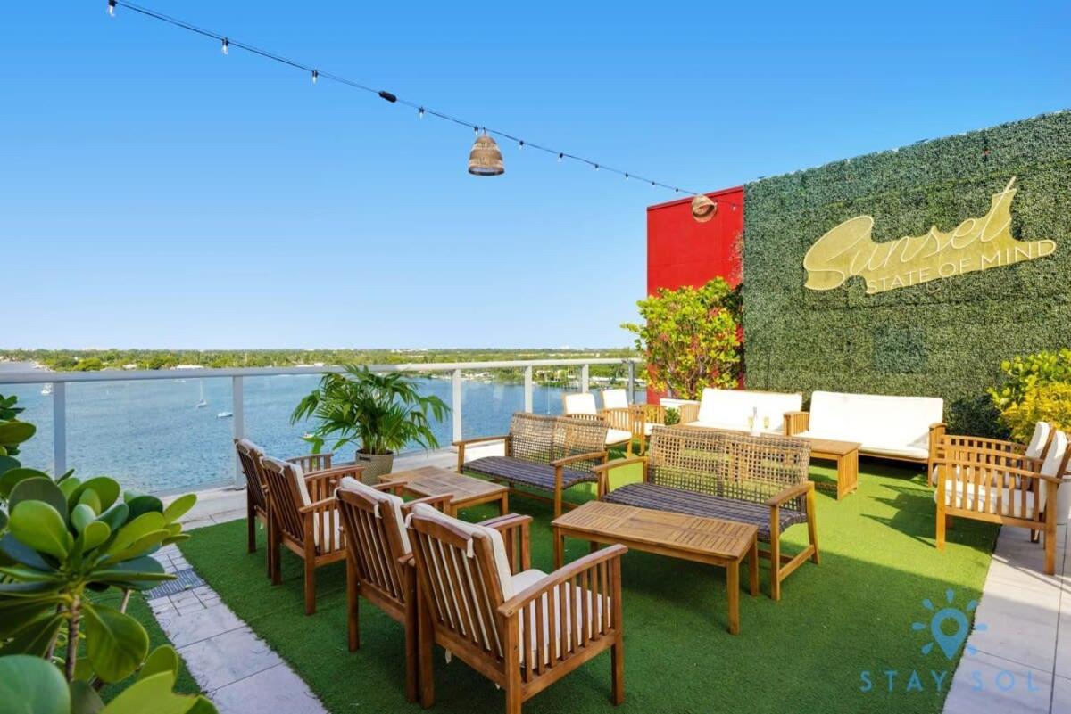 Best Stay - Rooftop Pool & Hot Tub - Hollywood Beach Bagian luar foto