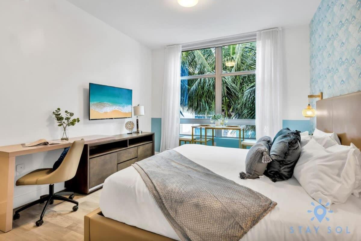 Best Stay - Rooftop Pool & Hot Tub - Hollywood Beach Bagian luar foto
