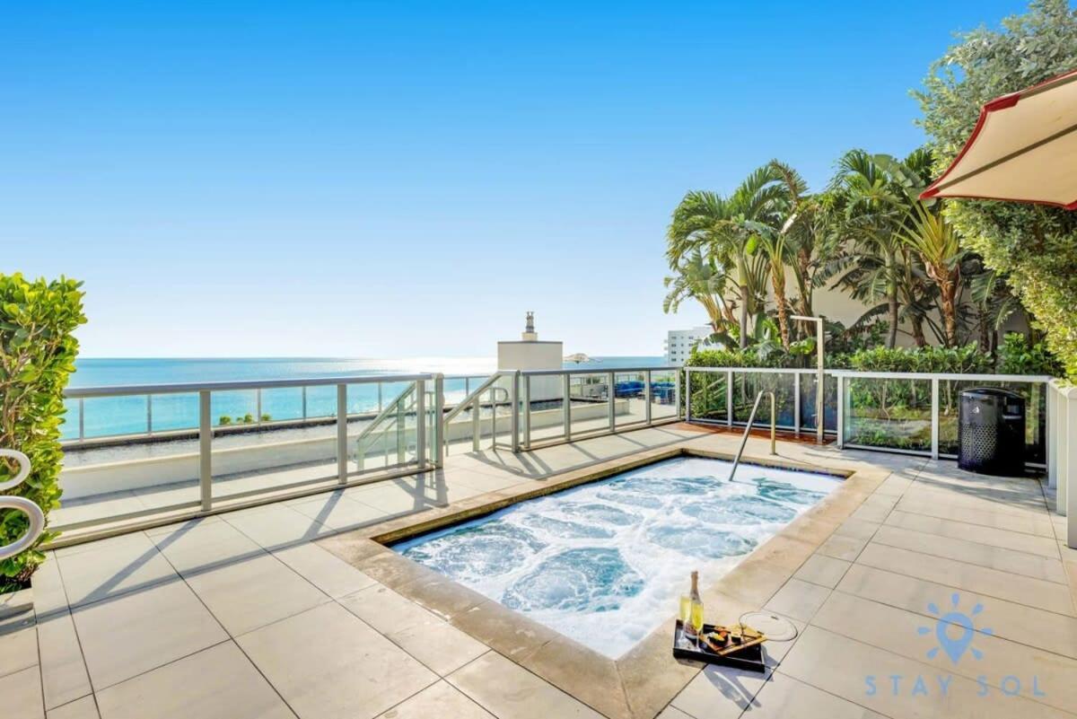 Best Stay - Rooftop Pool & Hot Tub - Hollywood Beach Bagian luar foto